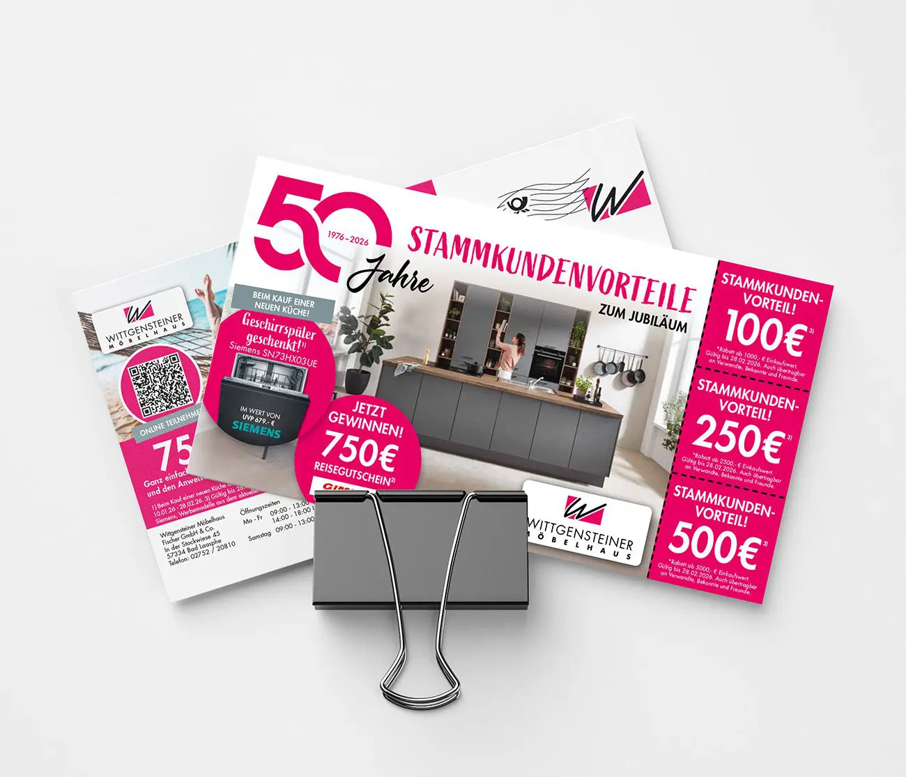 Gutscheine und Print-Mailings