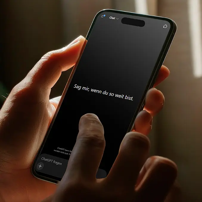 Smartphone Mockup ChatGPT