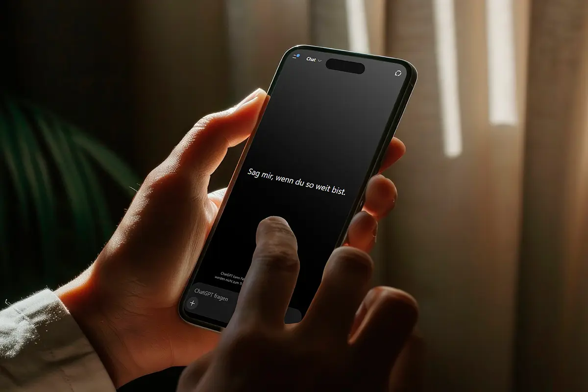 Smartphone Mockup ChatGPT