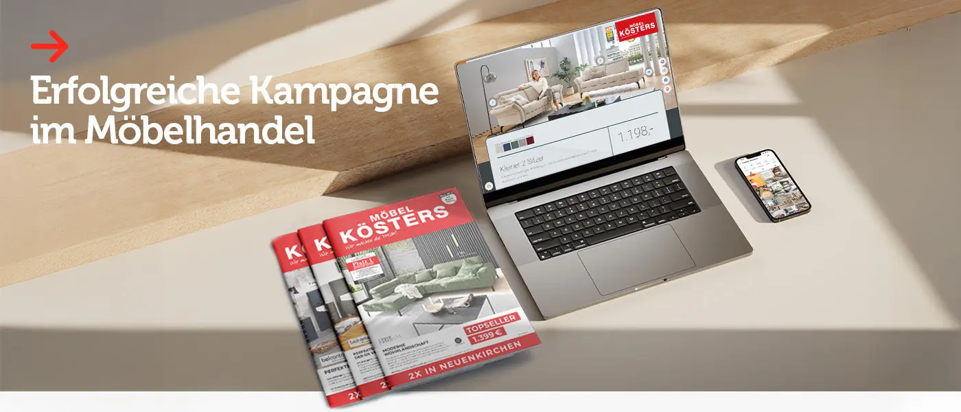 Erfolgreiche Kampagne - Möbelhandel